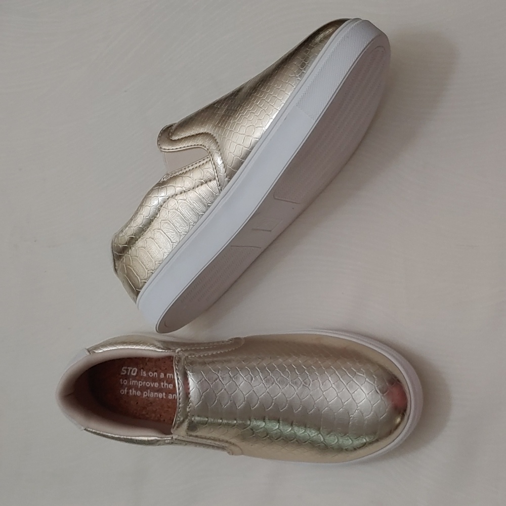 STQ Women's Size 8 Cork Insole Walking Shoes